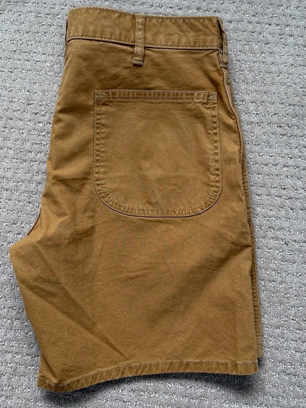 Buck Mason Men's Tan Flat-Front Shorts